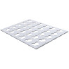 Chablon Heart Silikomart: 2 stampi in silicone per 60 Chablon cuori da 3,1 cm Chablon Heart Silikomart: 2 stampi in silicone per 60 Chablon cuori da 3,1 cm