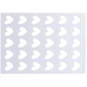 Chablon Heart Silikomart: 2 stampi in silicone per 60 Chablon cuori da 3,1 cm Chablon Heart Silikomart: 2 stampi in silicone per 60 Chablon cuori da 3,1 cm