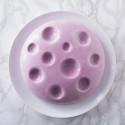 Luna Silikomart: stampo in silicone grigio diametro 22 cm ed altezza 6 cm