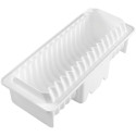 Tronchetto Bandoneón 1800 Silikomart: stampo tronchetto fisarmonica 25,6x9,5 cm h 87 mm silicone bianco