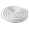 Stampo Insert Decor Round in silicone bianco di Silikomart Stampo Insert Decor Round in silicone bianco di Silikomart