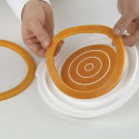 Stampo Insert Decor Round in silicone bianco di Silikomart