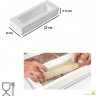 Stampo Inserto Tronchetto o Insert Buche Bianco 22 cm da Silikomart Stampo Inserto Tronchetto o Insert Buche Bianco 22 cm da Silikomart