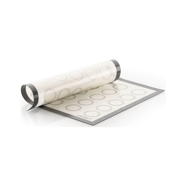 Macaron Fiberglass with Circles Tappeto Anti-Aderente in fibra di vetro da Silikomart