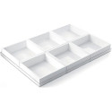 Tortaflex Square 180×180 h50/6 Silikomart – Set 6 Stampi Quadrati con Bordi Dritti (18×18×h5cm) su Vassoio 60×40cm