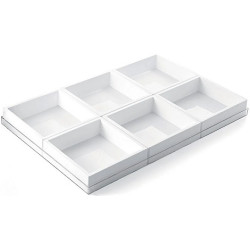 Tortaflex Square 180×180 h50/6 Silikomart – Stampi in Silicone per Semifreddi e Torte Quadrate Dritte su Vassoio 60×40cm