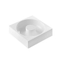 Stampo savarin Tortaflex Silikomart: ciambella ø18 x h 5 cm in silicone bianco