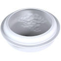Dune 850 Silikomart: stampo silicone bianco per torta tonda ø16xh4,5 cm con decoro dune del deserto