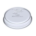 Dune 850 Silikomart: stampo silicone bianco per torta tonda ø16xh4,5 cm con decoro dune del deserto