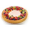 Flan Pan 26 cm Silikomart: stampo crostata tonda in silicone con anello di sicurezza Flan Pan 26 cm Silikomart: stampo crostata tonda in silicone con anello di sicurezza