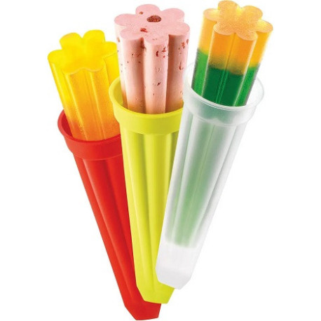 Cal 01 Ghiaccioli Silikomart – 3 Stampi in Silicone per Gelati Tipo Calippo
