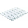 GEL12 Cremino Silikomart: set 2 stampi silicone + 1 vassoio + 50 bastoncini stecco in legno di faggio GEL12 Cremino Silikomart: set 2 stampi silicone + 1 vassoio + 50 bastoncini stecco in legno di faggio