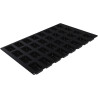 Teglia in silicone nero 60 x 40 cm Rectangle Savarin Silikomart: stampo 32 cavità , da 90 ml, rettangolari 78x51 h28 mm Teglia in silicone nero 60 x 40 cm Rectangle Savarin Silikomart: stampo 32 cavità , da 90 ml, rettangolari 78x51 h28 mm