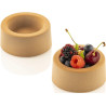 Capsula Savarin Silikomart: stampo 24 cavità cilindriche diametro 80 mm h35 mm su teglia di silicone nero 60 x 40 cm Capsula Savarin Silikomart: stampo 24 cavità cilindriche diametro 80 mm h35 mm su teglia di silicone nero 60 x 40 cm