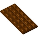 Stampo in Policarbonato per Tavoletta di Cioccolato (100g) – 3 Cavità Professionali (150×70×H11mm)