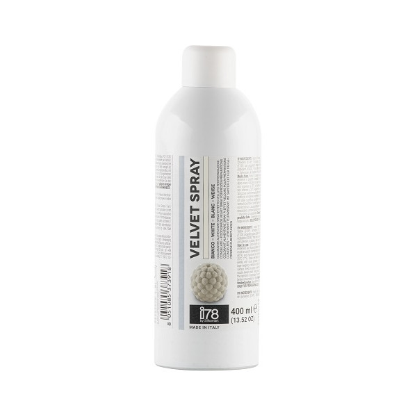 Velvet Spray White Silikomart 400 ml: colorante bianco vellutato per preparazioni congelate