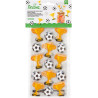20 sacchetti Goal Decora: buste con decori coppe e palloni 12,5 +3 x h 24 cm