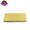 Sottotorta rigido oro rettangolare 30x40xh1,2 cm Decora: vassoio in cellulosa rivestito in alluminio color oro