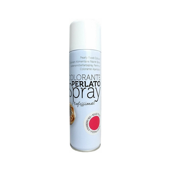 Pearly Red 250 ml Volcke Aerosol: colorante alimentare spray rosso perlato