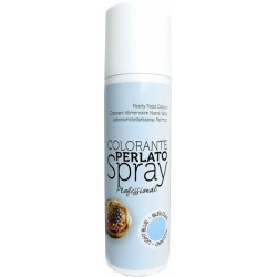Pearly Light Blue colorante alimentare spray azzurro perlato da 250ml