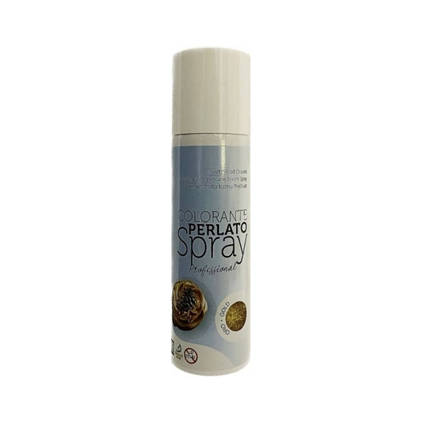 Pearly Super Gold 250 ml Volcke Aerosol: colorante alimentare spray oro antico perlato