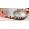 Goccia Silikomart: stampo in silicone per fascia h 4,5 cm da ø60 a ø26 cm Goccia Silikomart: stampo in silicone per fascia h 4,5 cm da ø60 a ø26 cm
