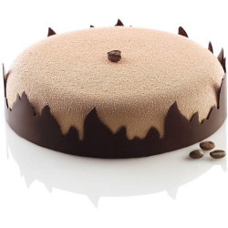 Fuoco Silikomart (Ø6/26cm) – Fascia in Silicone (H4,5cm) per Decorazioni di Cioccolato