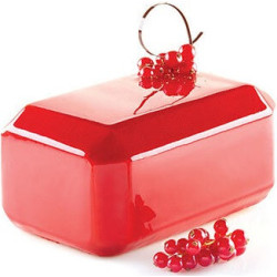 Kit Tesoro 1300 Silikomart – Stampo in Silicone con Supporto per Semifreddo e Torta Lingotto (17×10×H8cm)