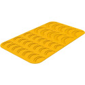 Stampo Banana in silicone giallo da Silikomart Linea Naturae