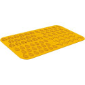 Giardino Silikomart: stampo silicone giallo 68 foglie di quattro dimensioni e forme, linea Naturae
