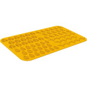 Giardino Silikomart: stampo silicone giallo 68 foglie di quattro dimensioni e forme, linea Naturae