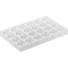 Riflesso P CH039 Chocado Silikomart; stampo in Tritan per cioccolatini 24 praline 44x28 h 15 mm Riflesso P CH039 Chocado Silikomart; stampo in Tritan per cioccolatini 24 praline 44x28 h 15 mm