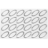 Sogno P CH042 Chocado Silikomart; stampo in Tritan per cioccolatini 24 praline 46x20 h 14 mm Sogno P CH042 Chocado Silikomart; stampo in Tritan per cioccolatini 24 praline 46x20 h 14 mm