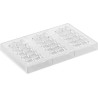 Riflesso T CH041 Chocado Silikomart; stampo in Tritan per cioccolat0 3 tavolette 143x60 h 13 mm Riflesso T CH041 Chocado Silikomart; stampo in Tritan per cioccolat0 3 tavolette 143x60 h 13 mm