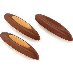 CH043 Sogno B Chocado Silikomart: stampo in Tritan per 10 barrette di cioccolato 115 x 25 h 15 mm