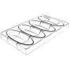 Sogno T CH044 Chocado Silikomart; stampo in Tritan per cioccolat0 4 tavolette 156x58 h 14 mm Sogno T CH044 Chocado Silikomart; stampo in Tritan per cioccolat0 4 tavolette 156x58 h 14 mm