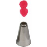Bocchette o cornetti Fiori Grandi numero 195 in acciaio inox da Decora Bocchette o cornetti Fiori Grandi numero 195 in acciaio inox da Decora
