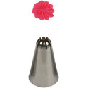 Bocchette o cornetti Fiori Grandi numero 854/2C in acciaio inox da Decora