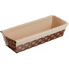 5 Stampi Plum Cake in carta da forno da 23,5x8xh7 cm per torte da 750 g 5 Stampi Plum Cake in carta da forno da 23,5x8xh7 cm per torte da 750 g