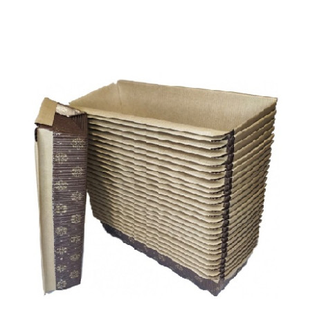50 Stampi plum-cake in carta da forno da 15x6,5xh5 cm per torte da 200 g 50 Stampi plum-cake in carta da forno da 15x6,5xh5 cm per torte da 200 g