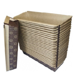 25 Stampi plum-cake in carta forno da 22,5x7xh6,5 cm per torte da 400 g