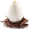 Stampo gelato Mul3D Egg per 5 Uova 3D da 100 ml in silicone Top White da Silikomart Stampo gelato Mul3D Egg per 5 Uova 3D da 100 ml in silicone Top White da Silikomart