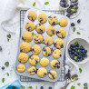 Teglia antiaderente per mini muffin Decora: pirofila per 24 muffin tondi da 4,3 X h 3 cm