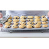 Teglia antiaderente per mini muffin Decora: pirofila per 24 muffin tondi da 4,3 X h 3 cm