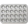 Teglia antiaderente per mini muffin Decora: pirofila per 24 muffin tondi da 4,3 X h 3 cm