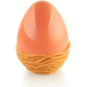 Nest Silikomart – Set 2 Stampi per Uova di Cioccolato con Nido 3D
