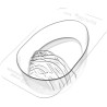 Nest Silikomart uova con nido 3D: set 2 stampi termo-formati per uova di cioccolato da Silikomart Nest Silikomart uova con nido 3D: set 2 stampi termo-formati per uova di cioccolato da Silikomart