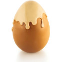 Drippy Silikomart uova gocciolante 3D: set 2 stampi termo-formati per uova di cioccolato da Silikomart
