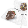 Da 10 a 25 cm 100 sacchetti trasparenti per caramelle biscotti e cake pops da Decora