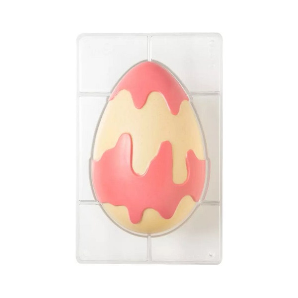Stampo uova 250 g decorato da 1 impronta da 135 mm x 205 mm x h 75 mm in policarbonato da Decora